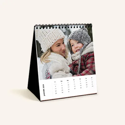 Photoweb monthly desk calendar